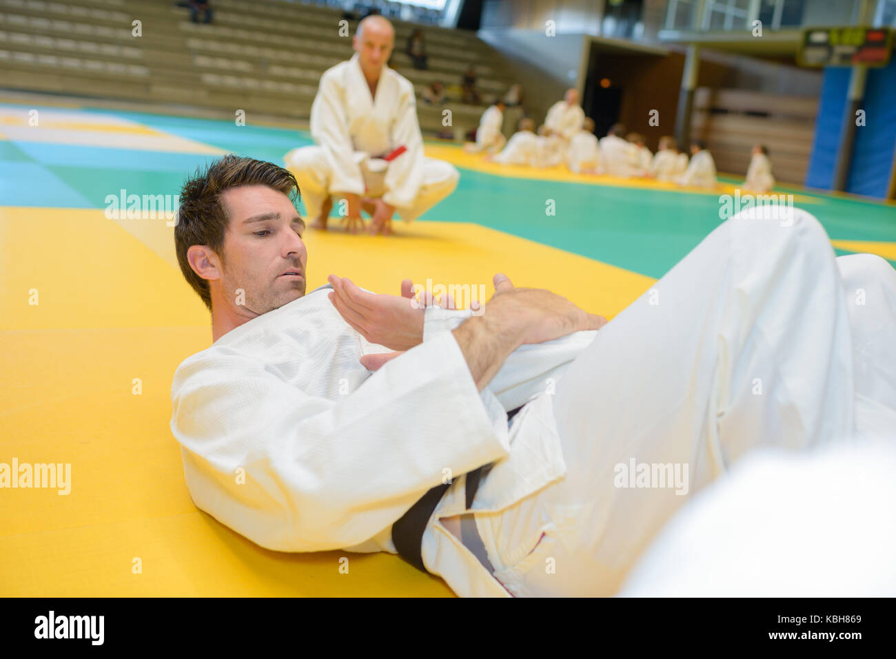 men doing martial arts Stock Photo Alamy