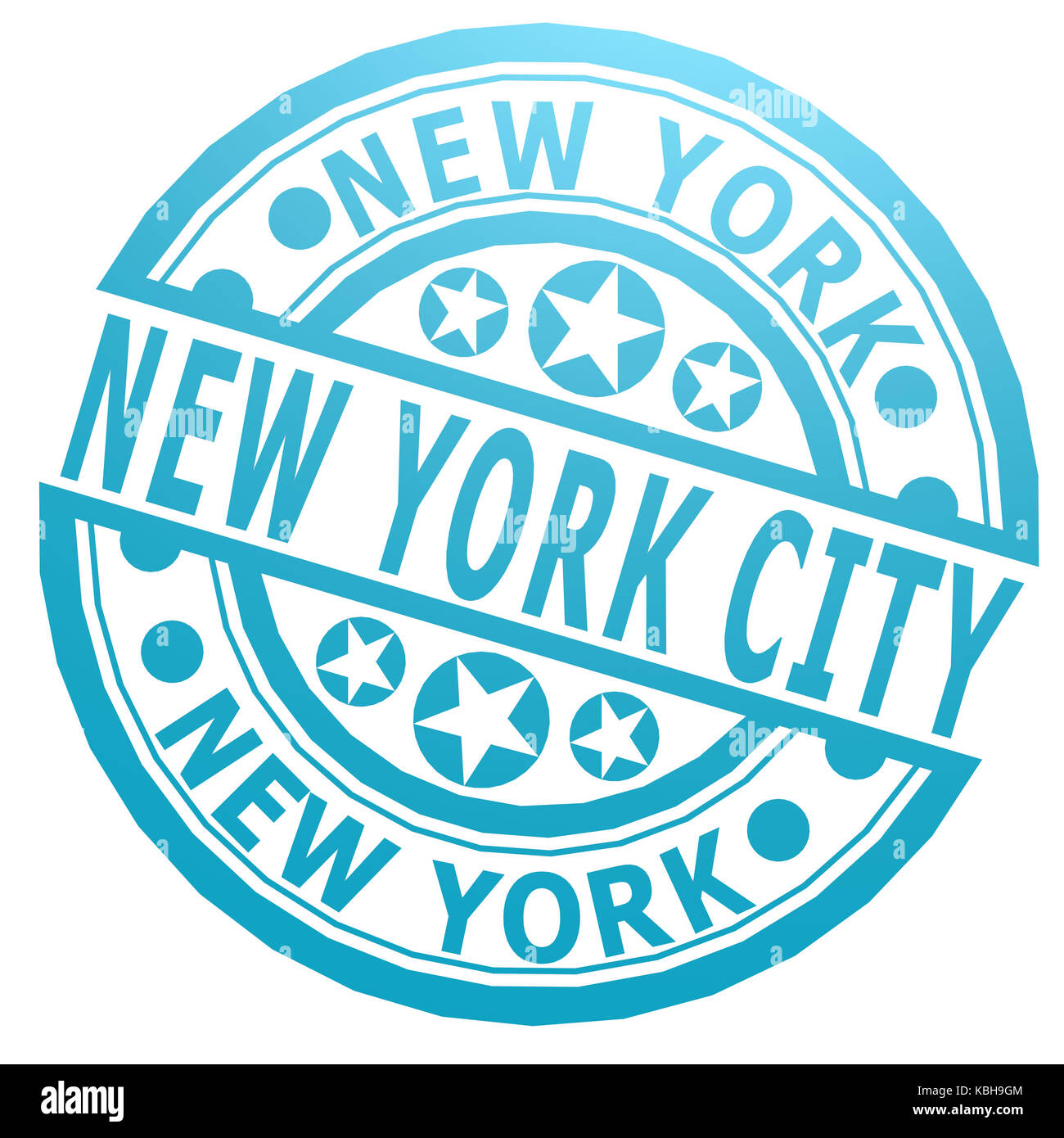 New York City stamp image with hi-res rendered artwork that could be