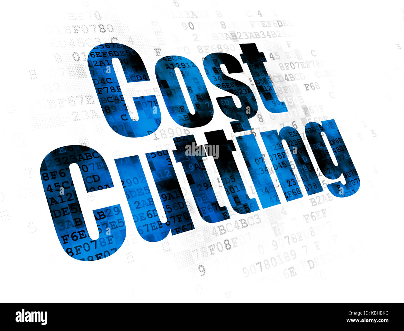 Business concept Cost Cutting on Digital background Stock Photo Alamy