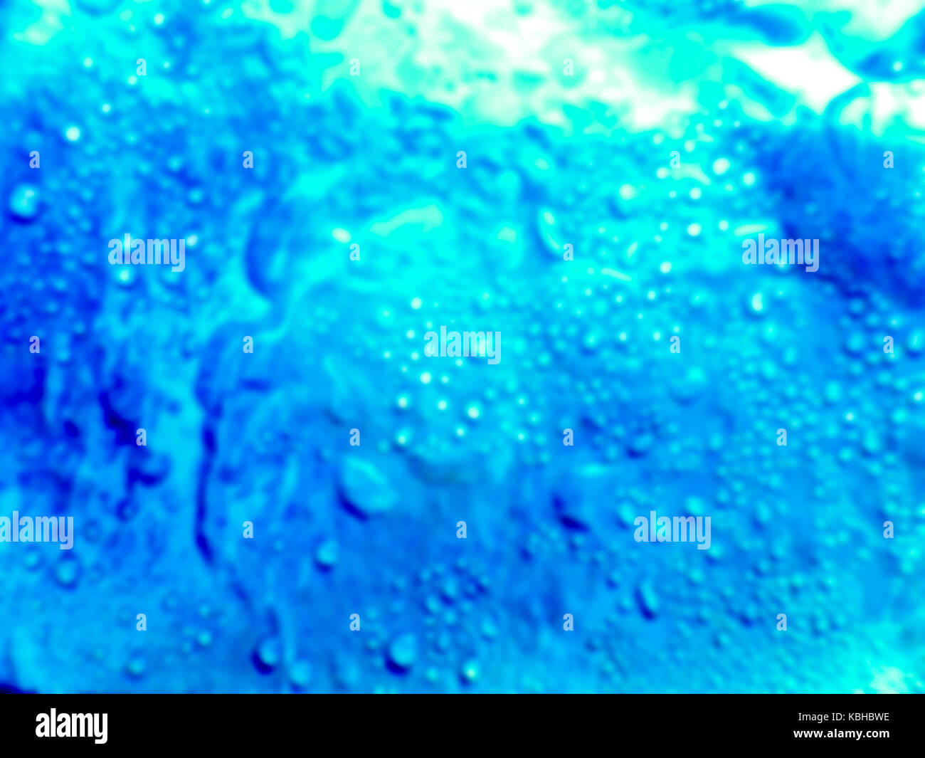 Blur Air Bubble And Drops Water In Pool Look At To The Glass Window Underground Pool Stock Photo Alamy