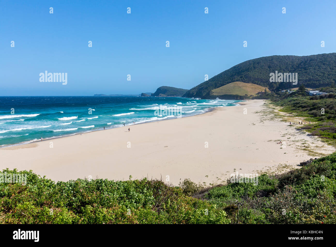 Blueys beach at Pacific Palms on the mid north coast of New South Wales,Australia Stock Photo