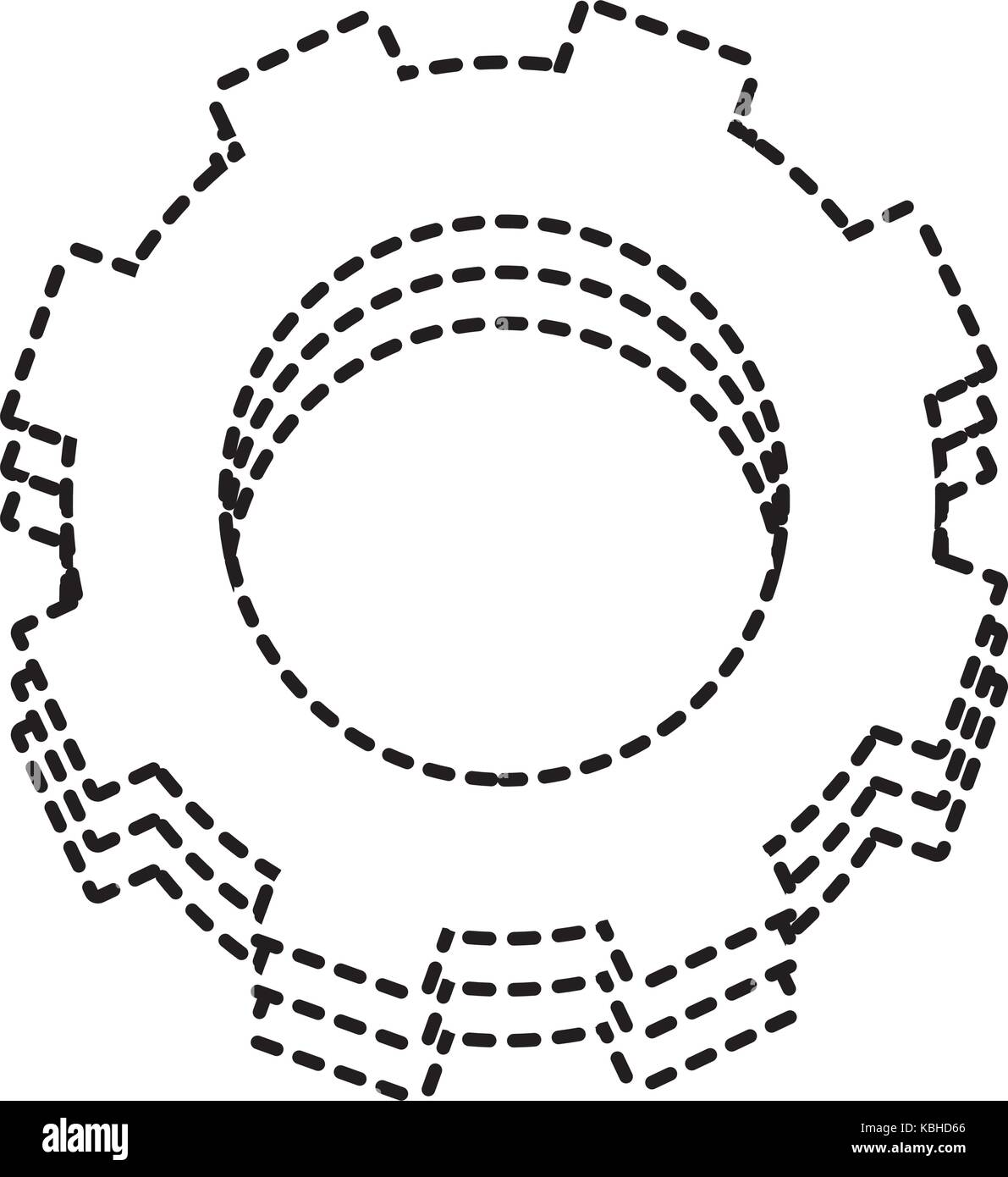 gear wheel icon over white background vector illustration Stock Vector ...