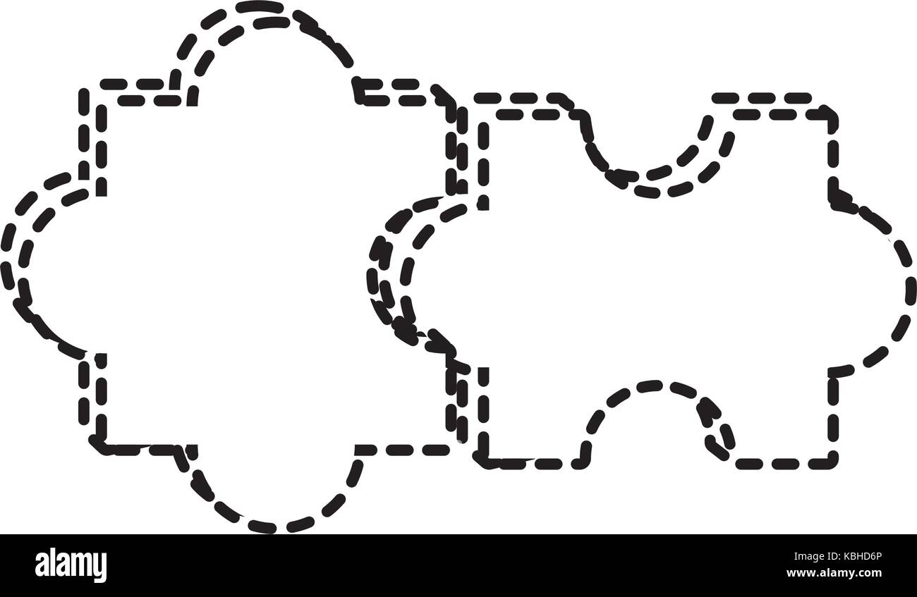 jigsaw puzzles icon over white background vector illustration Stock ...