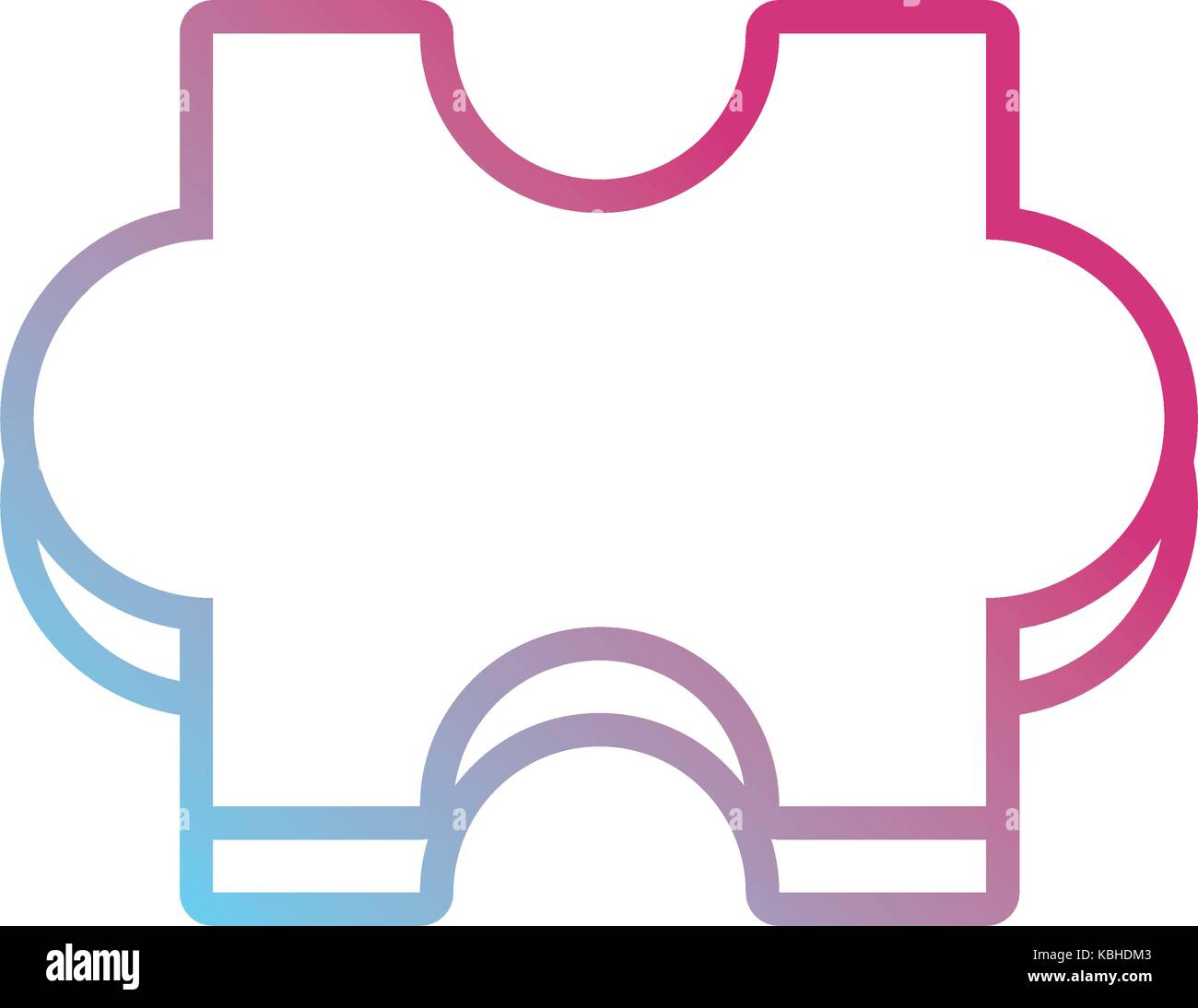 jigsaw puzzle icon over white background vector illustration Stock ...
