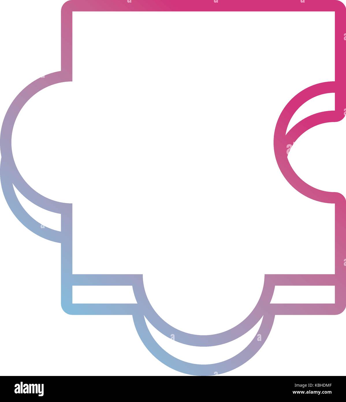 jigsaw puzzle icon over white background vector illustration Stock ...
