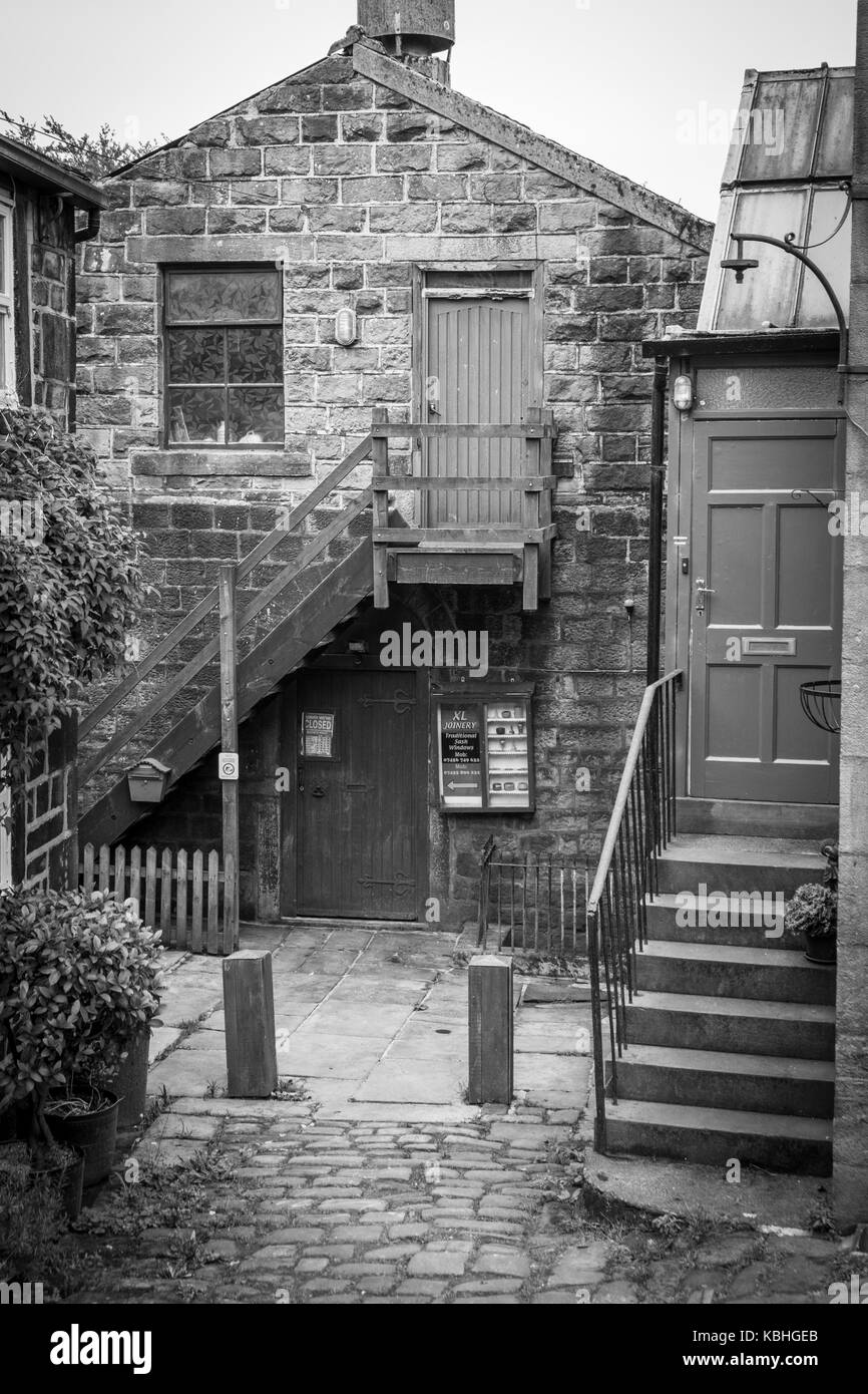 Heptonstall village Calderdale, West Yorkshire, England, UK Stock Photo
