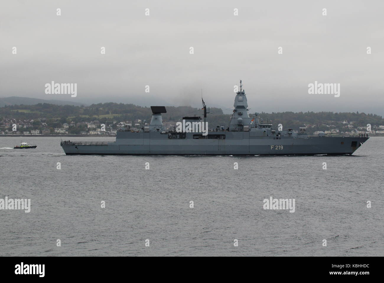 FGS Sachsen (F219), a Sachsenclass air defence frigate operated by the