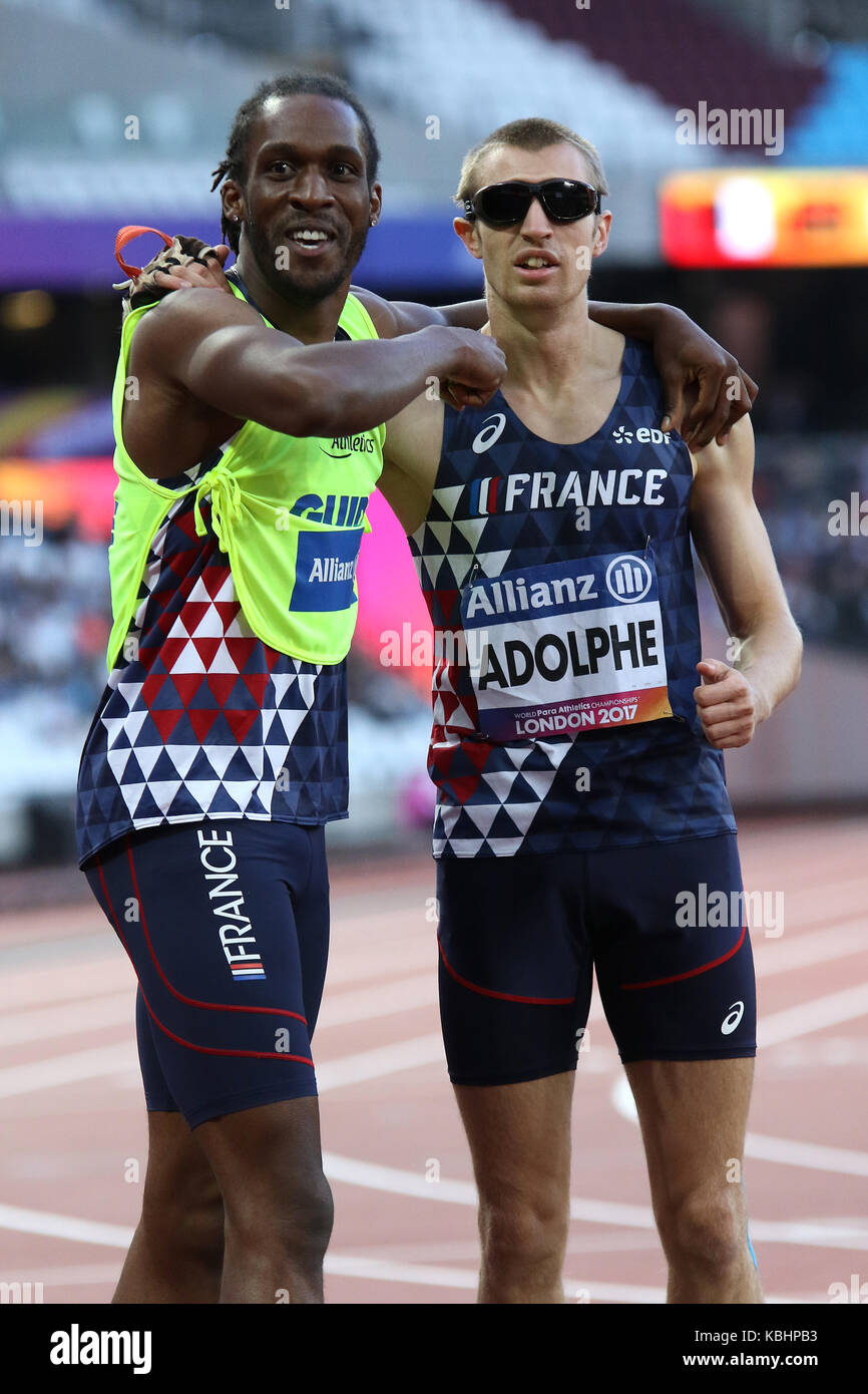 Timothee ADOLPHE of France gets disqualified in the Men's 200 m T11 ...