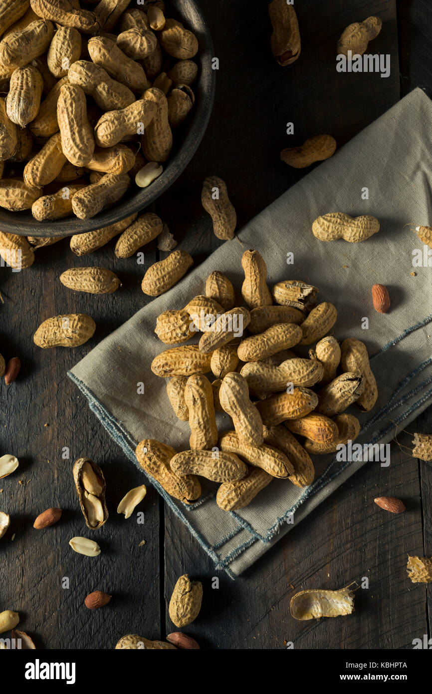 Dry Salted Roasted Shelled Peanuts in a Pile Stock Photo Alamy