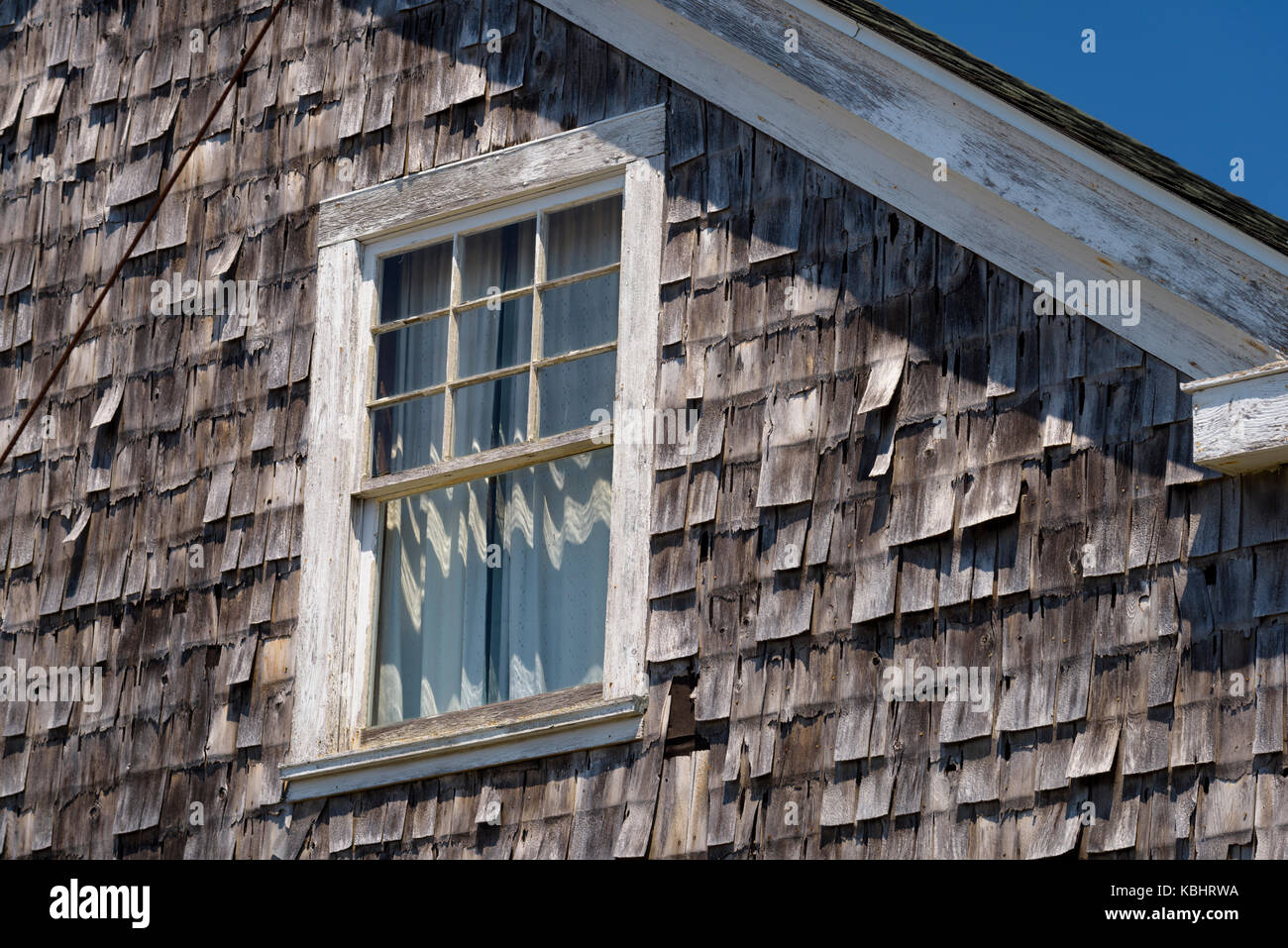Weathered coastal home Port Clyde, Maine Stock Photo Alamy