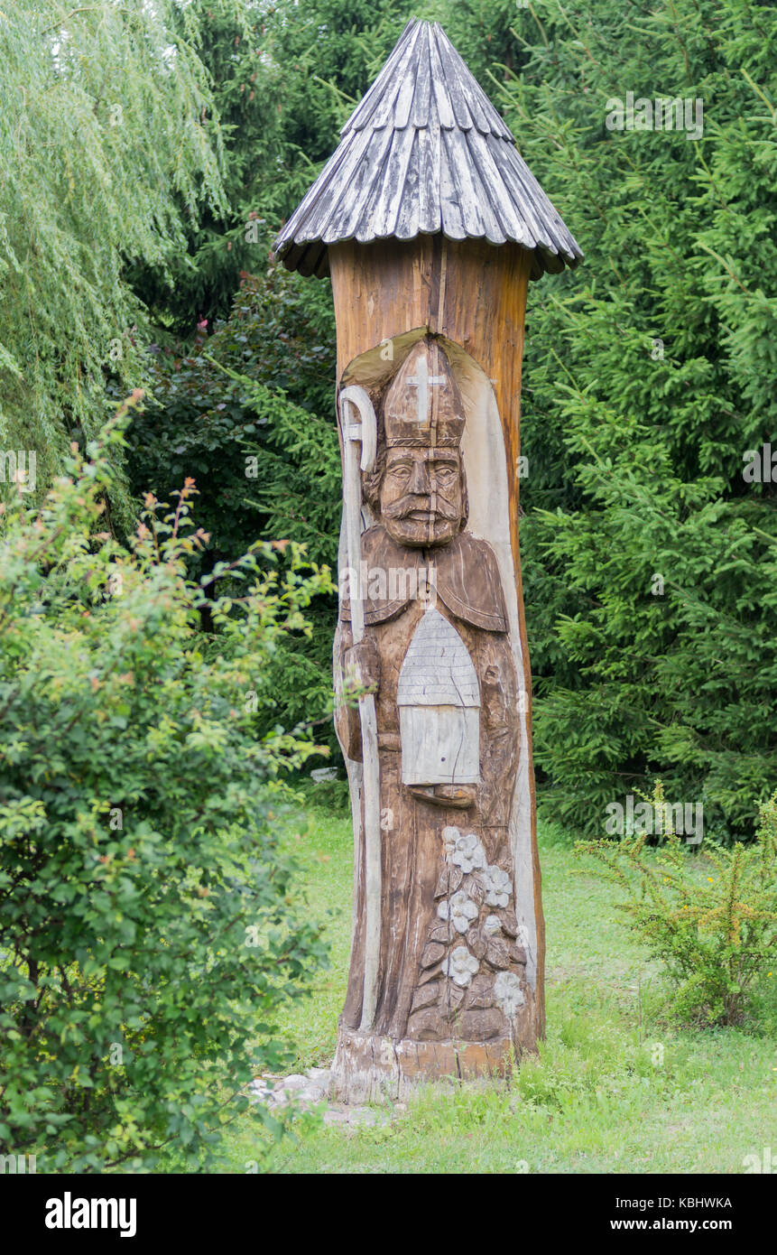 St Ambrose of Milano, patron saint of beekeepers, Jarnołtowo, author