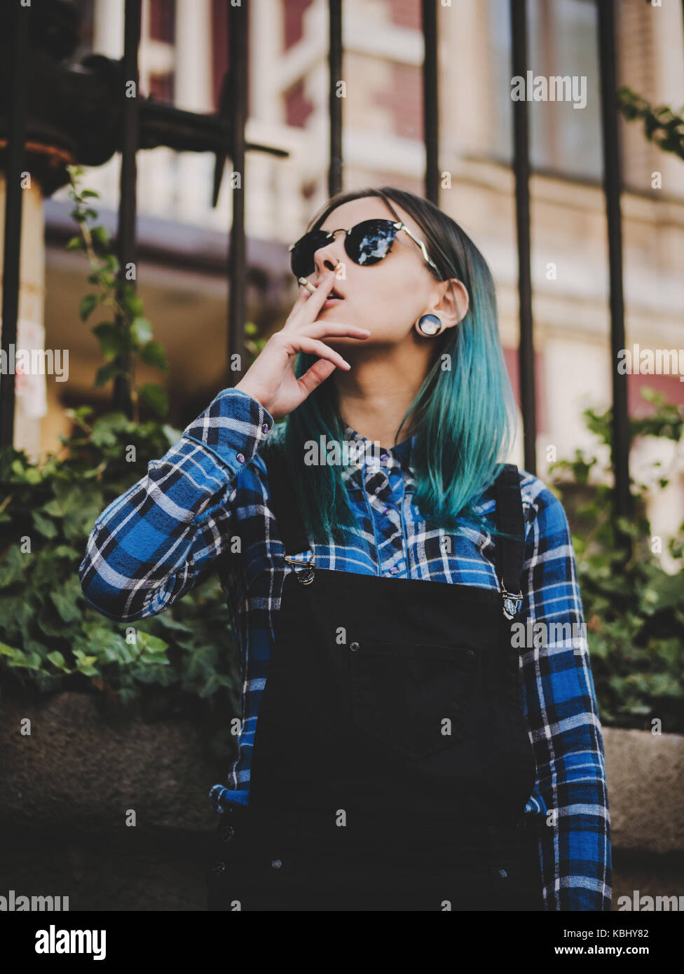 Hipster Girl Smoking Hipster Girl Smoking