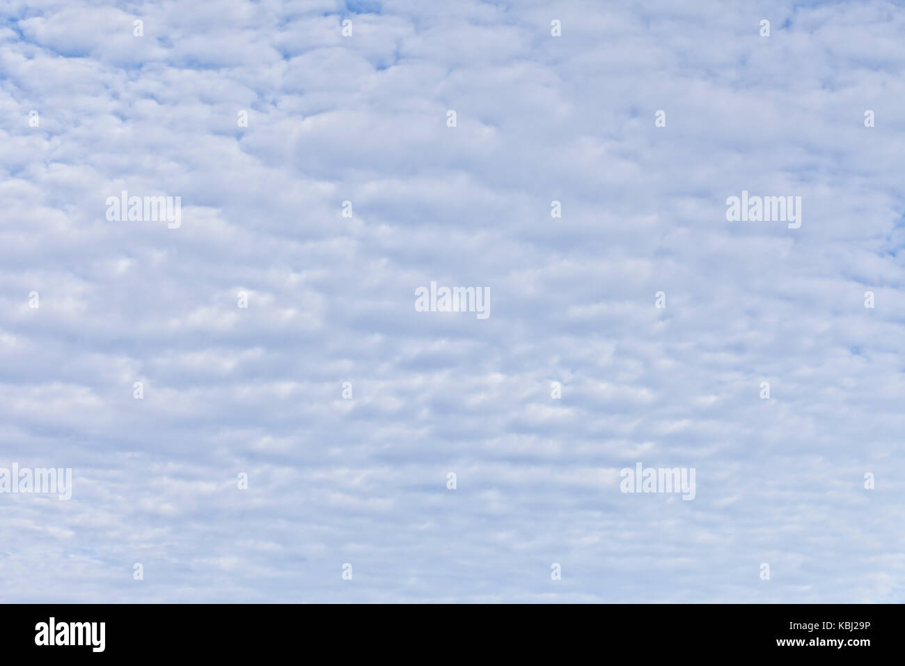 Clouds in the blue sky. Stock Photo