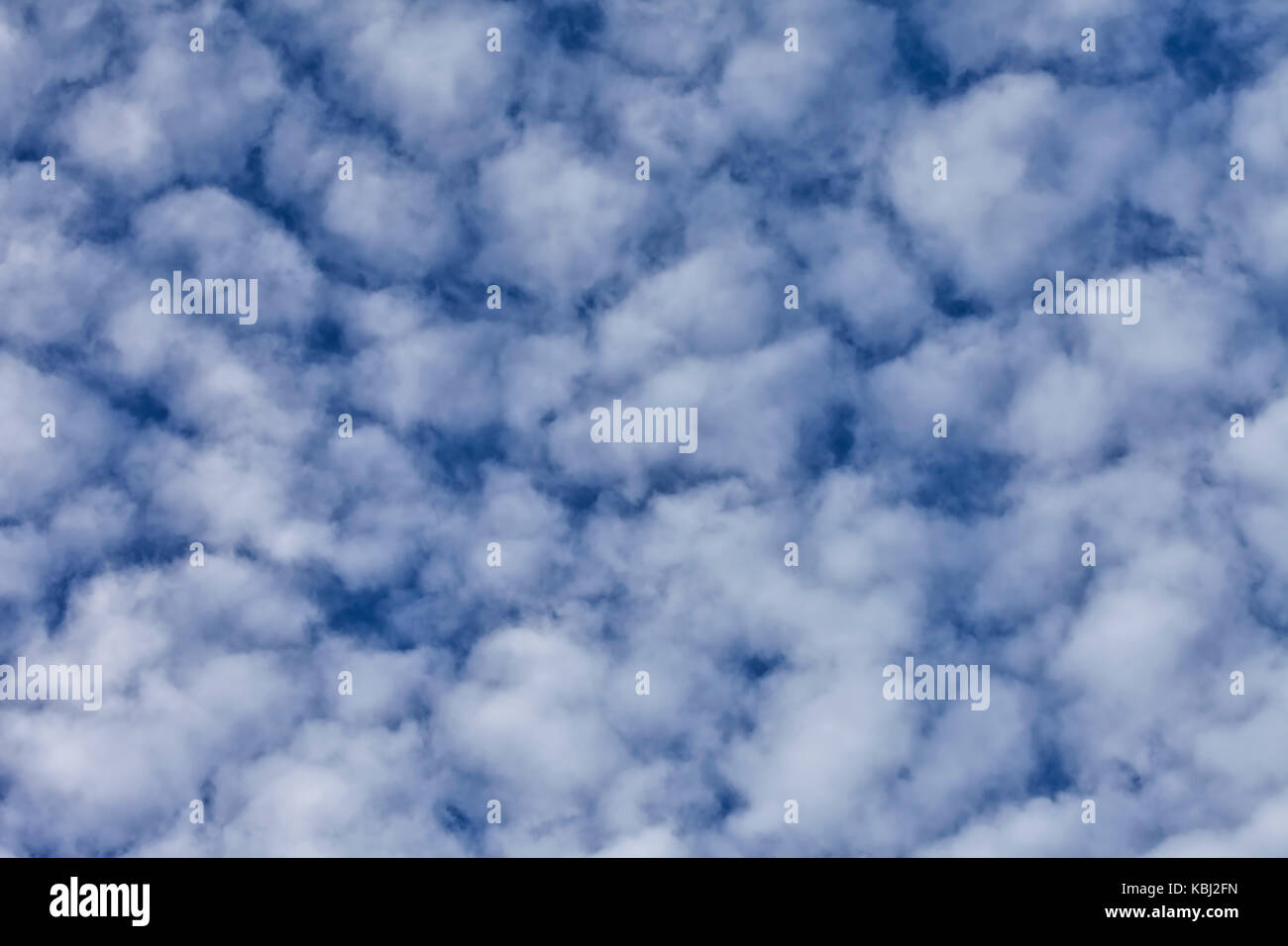 Clouds in the blue sky. Stock Photo