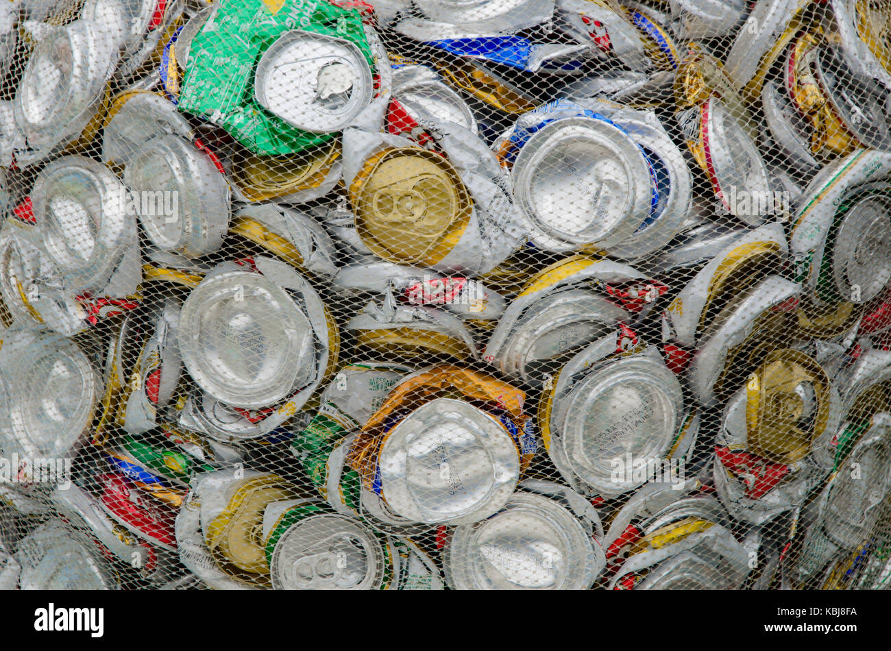 Old tins collected for recycling Stock Photo Alamy