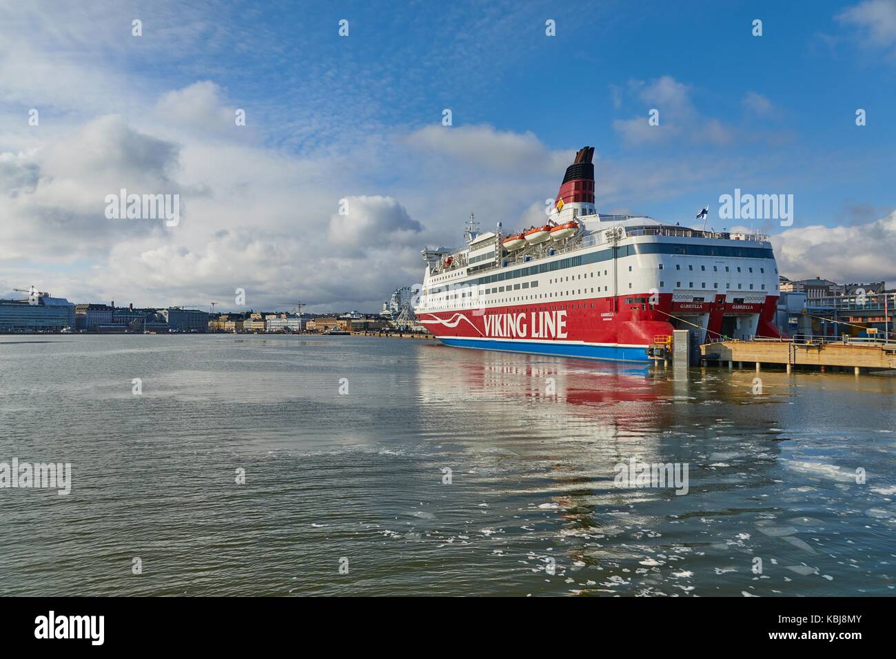 Ferry in Helsinki Stock Photo