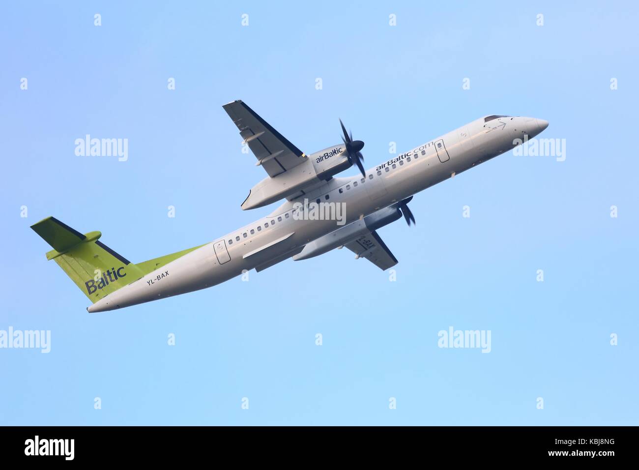 Plane taking off Stock Photo
