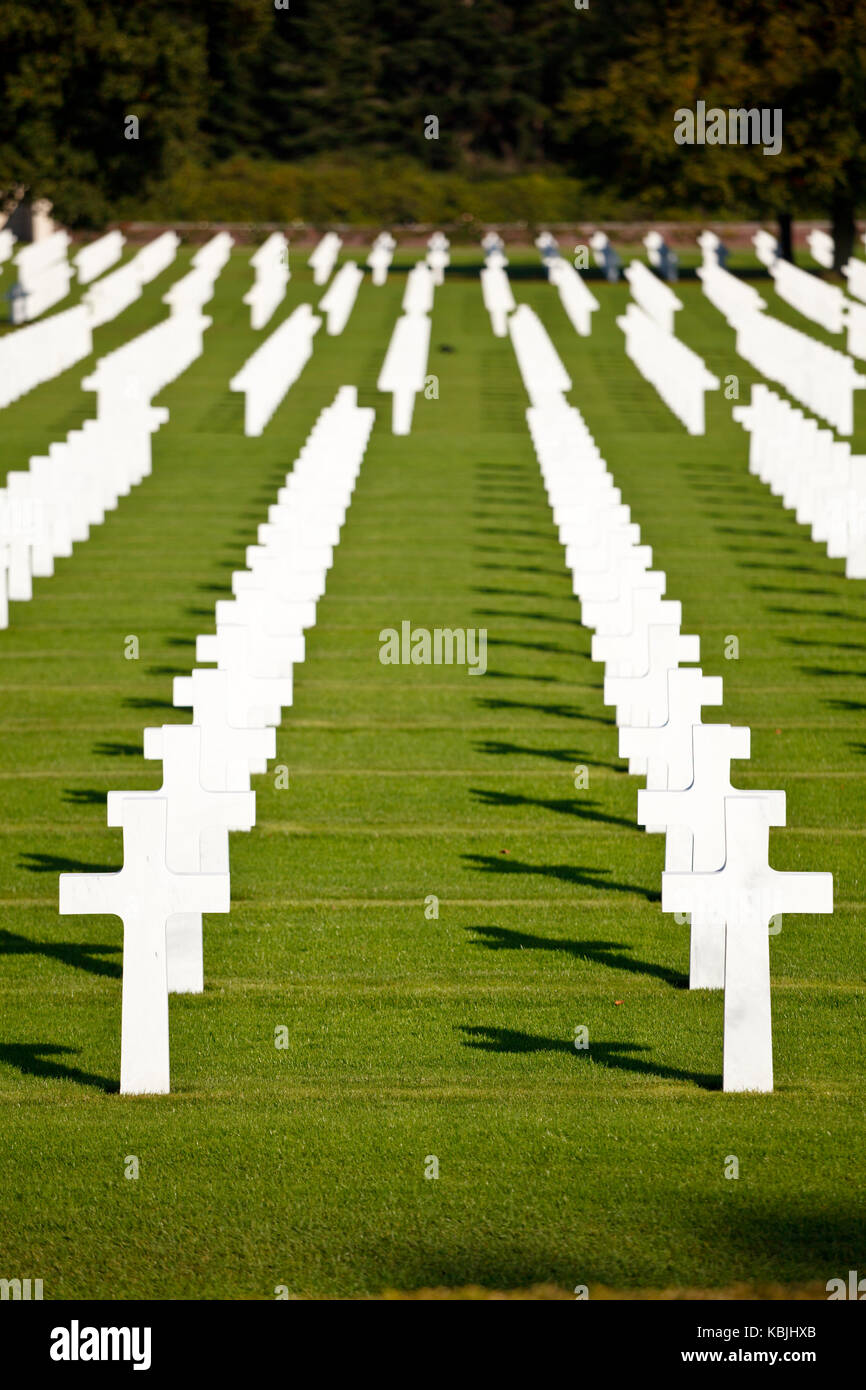 The American military cemetery HenriChapelle near Aubel in Belgium