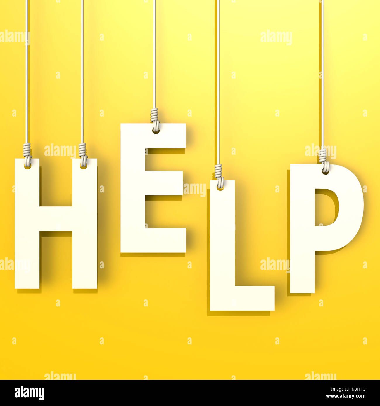 Help word in yellow background Stock Photo - Alamy
