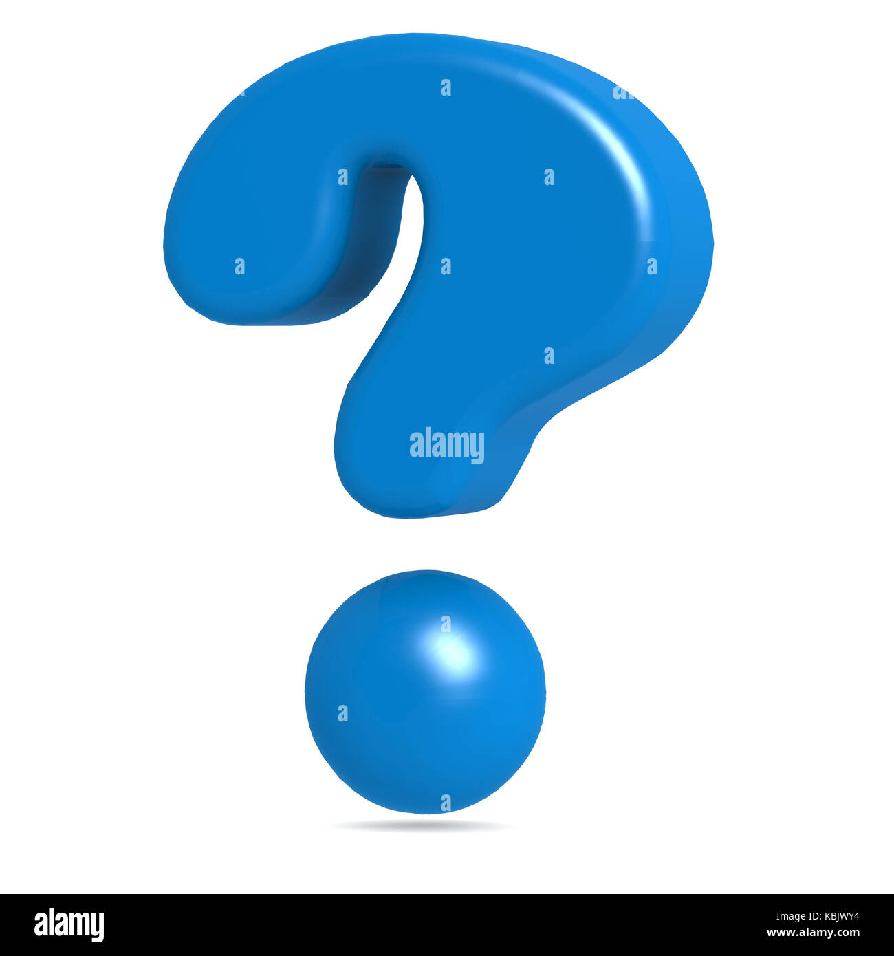 Blue question mark Stock Photo Alamy