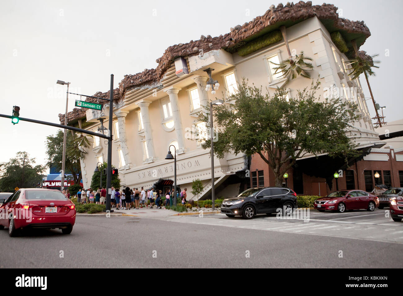 Wonderworks upside down building - Orlando, Florida USA Stock Photo