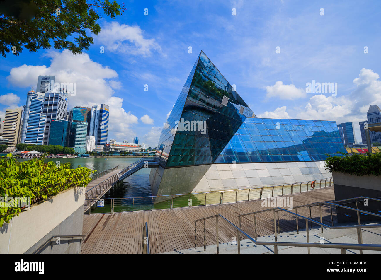 SINGAPORE - AUG 21, 2017 : The futuristic building of Louis