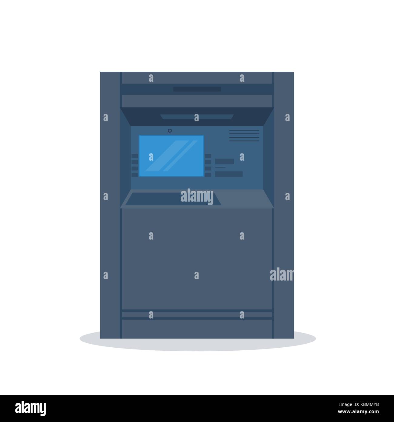 ATM machine illustration Stock Vector
