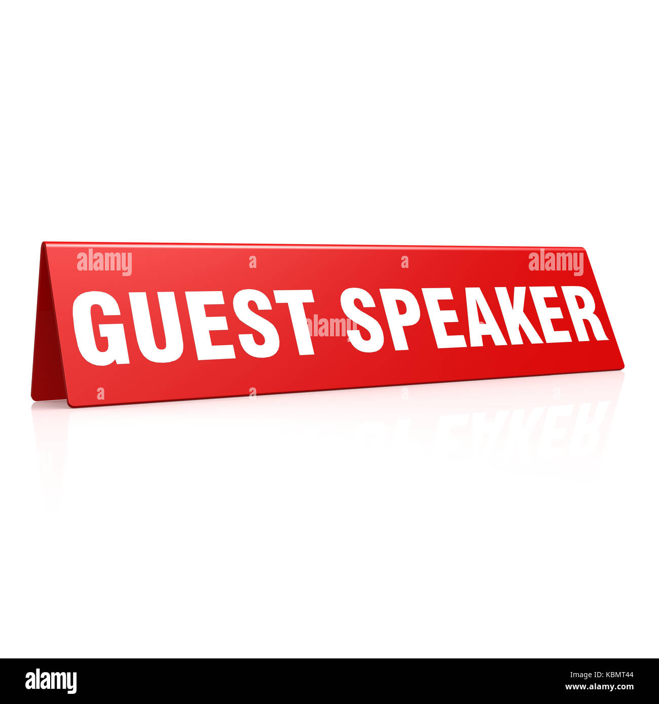 Guest speaker tag image with hires rendered artwork that could be used for any graphic design