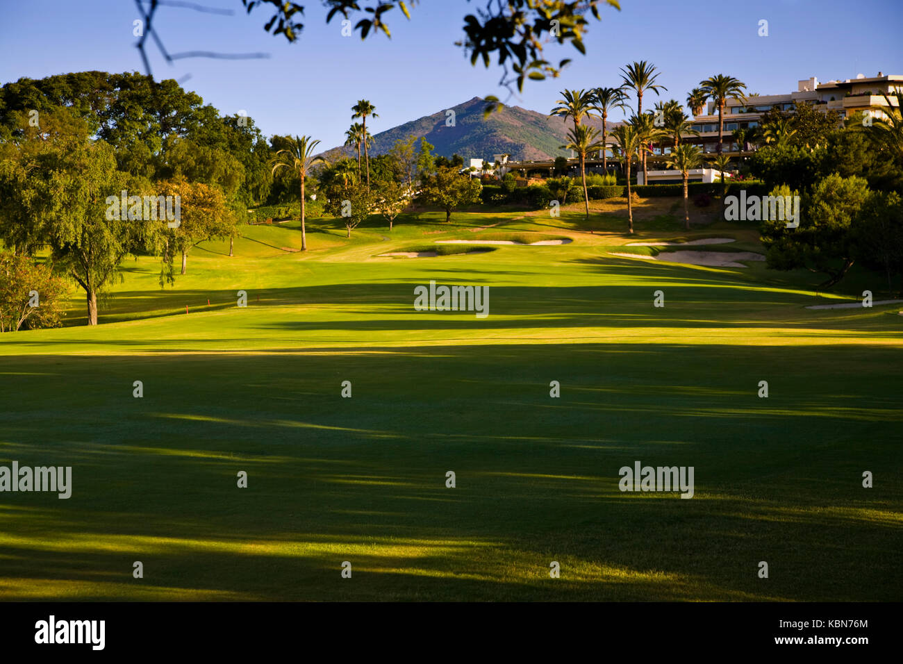 golf courses in Andalucia Stock Photo