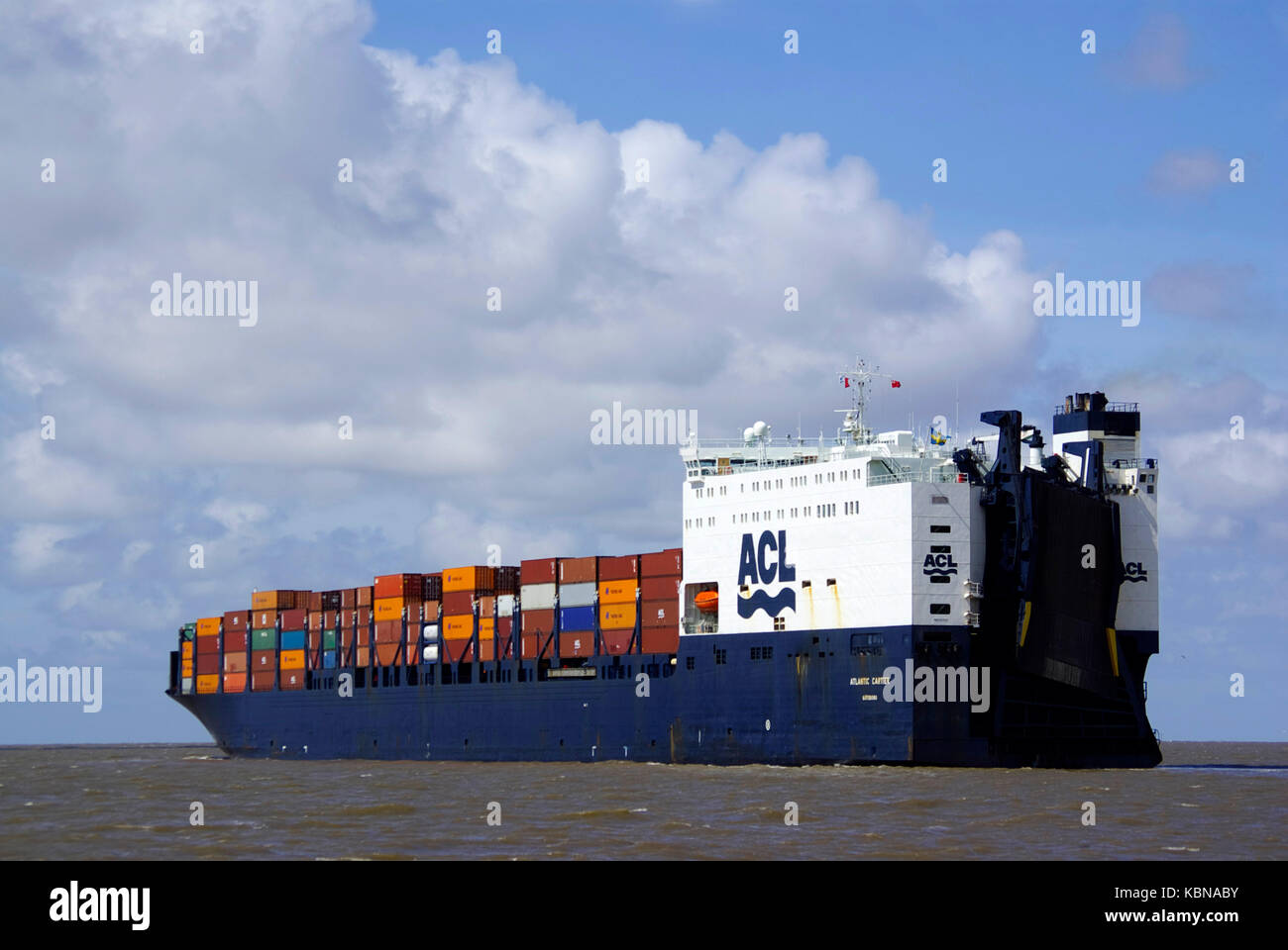 ACL container ship at Liverpool Stock Photo Alamy