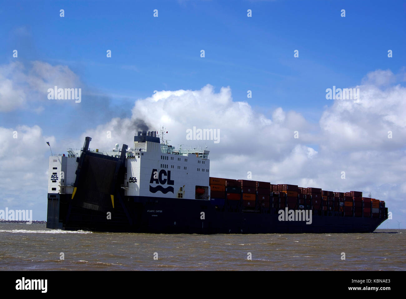 ACL container ship at Liverpool Stock Photo Alamy