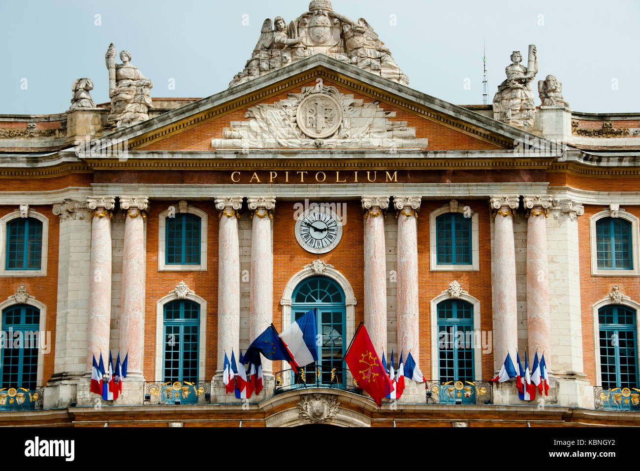 Toulouse Capitolium - France Stock Photo