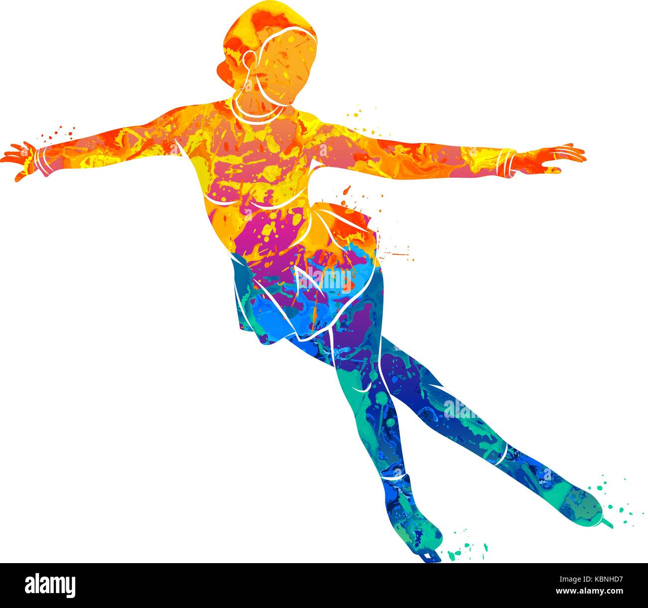 sport figure skating Stock Vector Image & Art Alamy