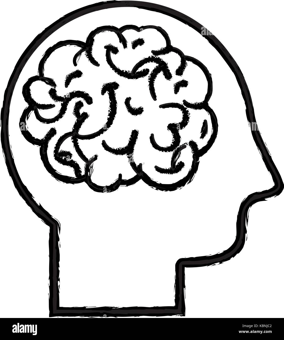 figure man with anatomy brain design Stock Vector Image & Art - Alamy