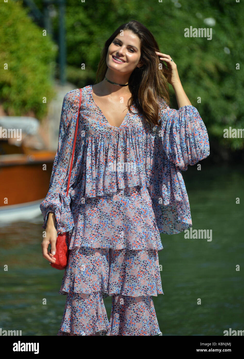 74th Venice Film Festival - Celebrity Sightings Featuring: Isabeli