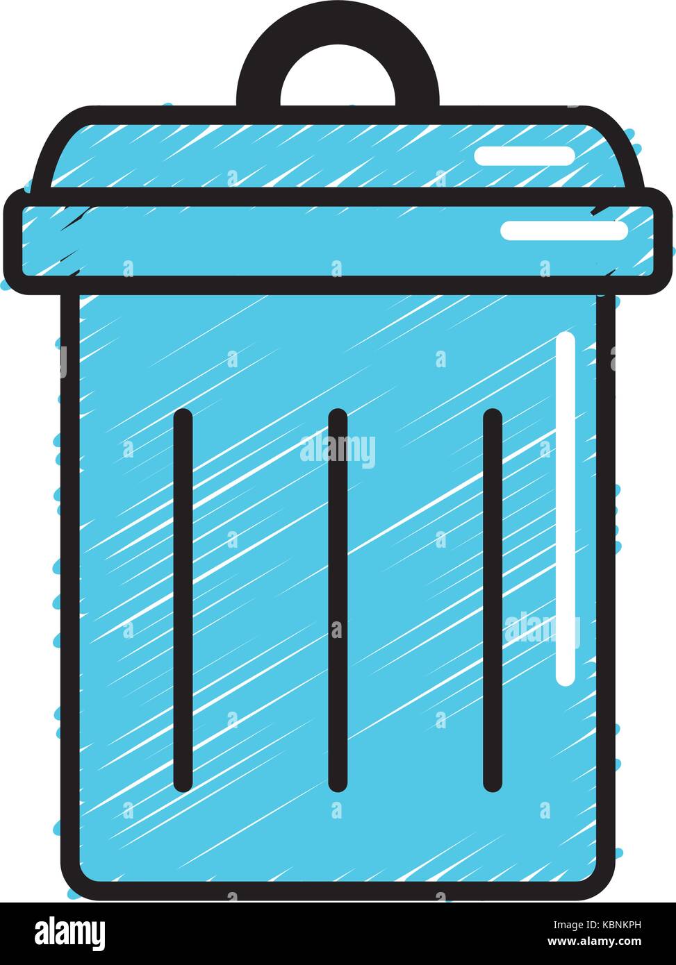 trash can symbol icon Stock Vector Image & Art Alamy