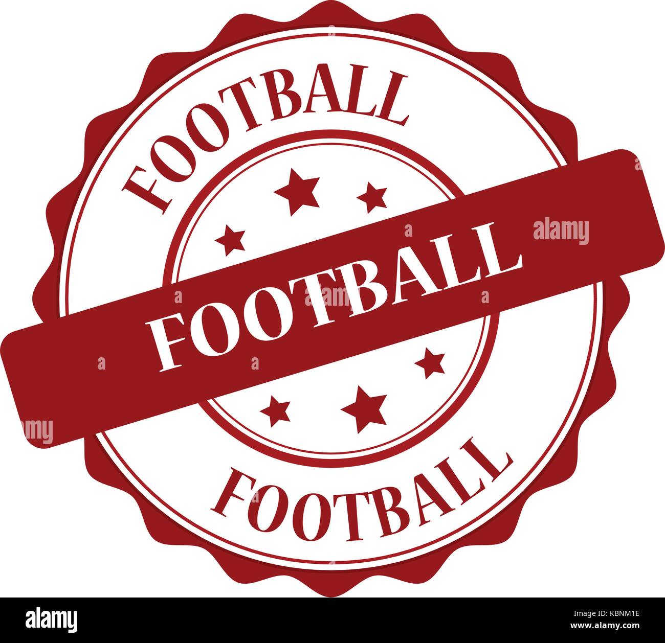 Football red stamp illustration Stock Vector Image & Art - Alamy