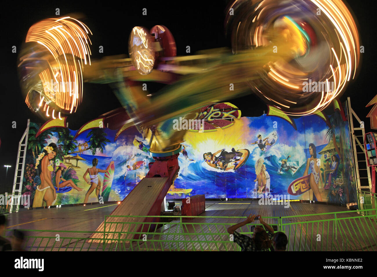 Spinning Carnival Ride High Resolution Stock Photography and Images Alamy