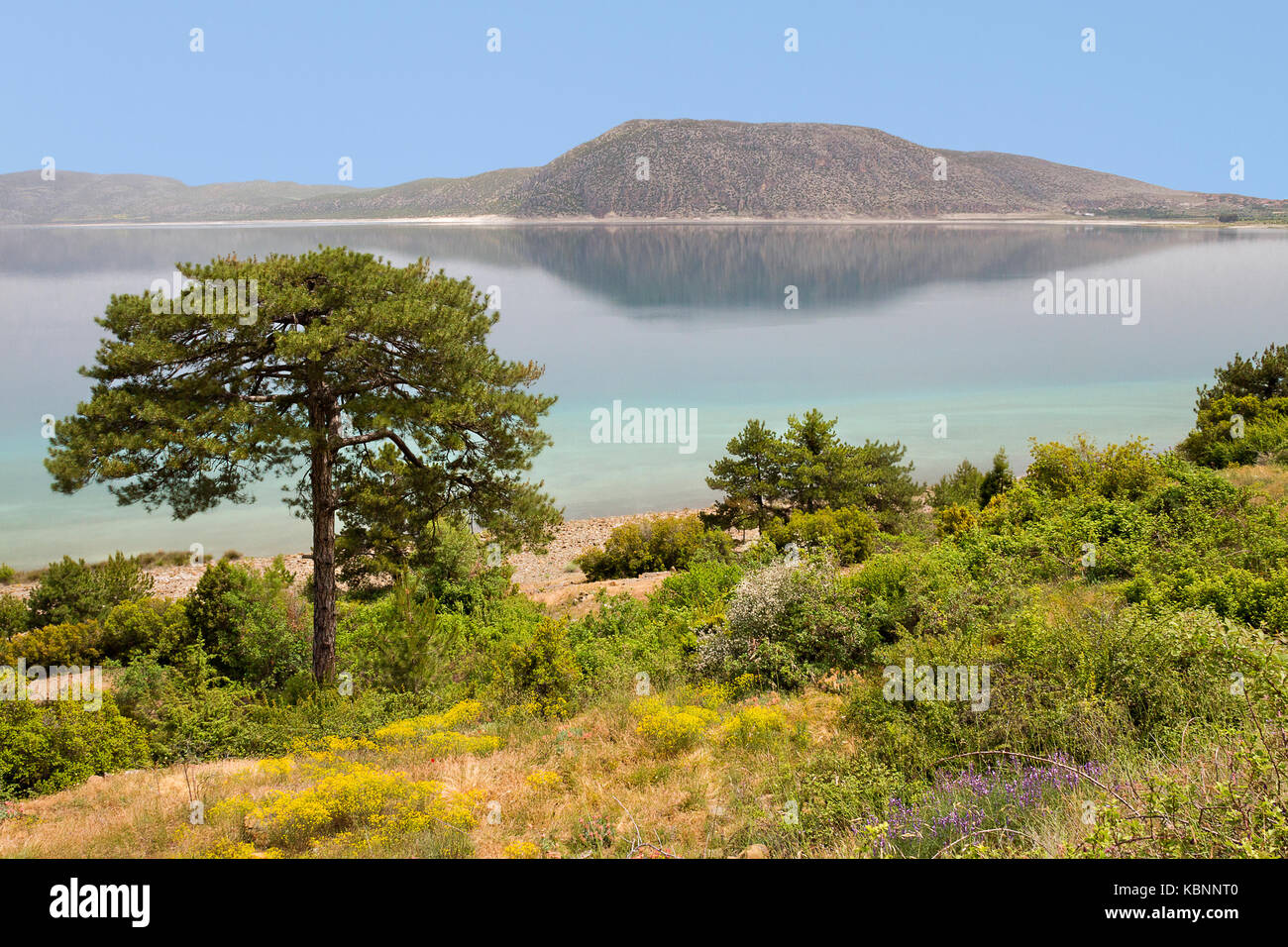 Lake Salda in Turkey Stock Photo