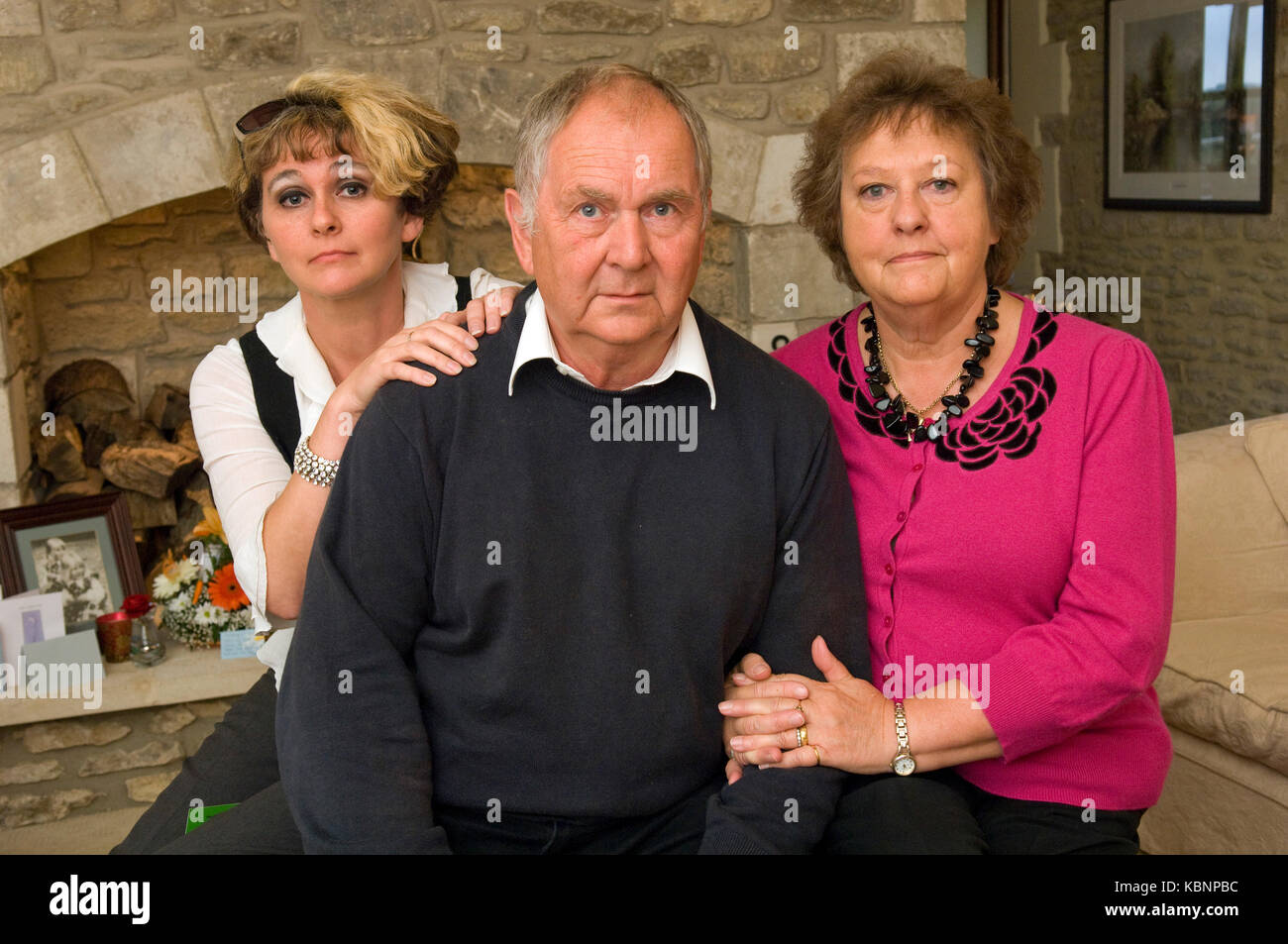 Steve & Pat Hall, parents of murdered Melanie Hall with daughter