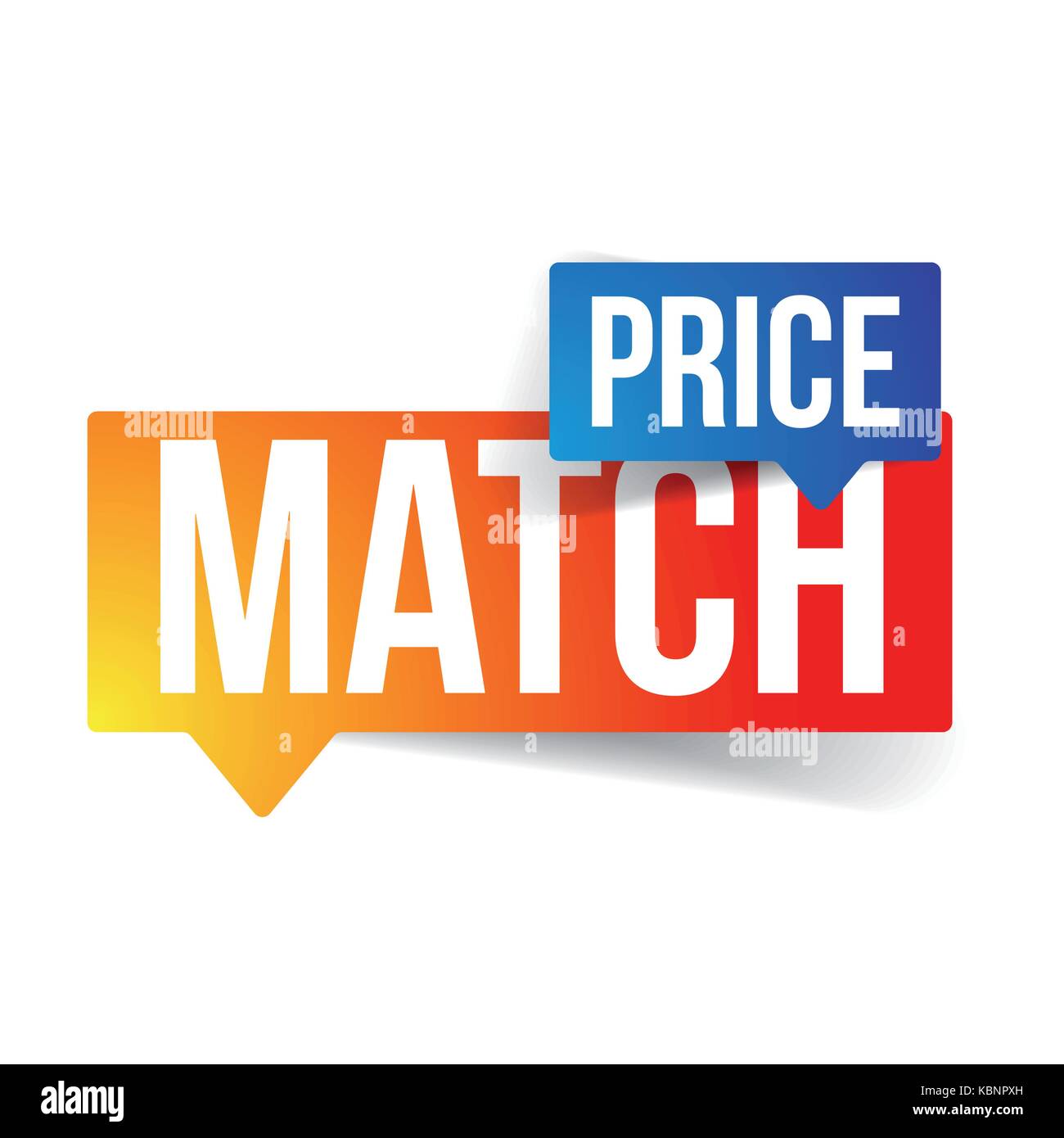 Price match speech bubble vector Stock Vector Image & Art Alamy