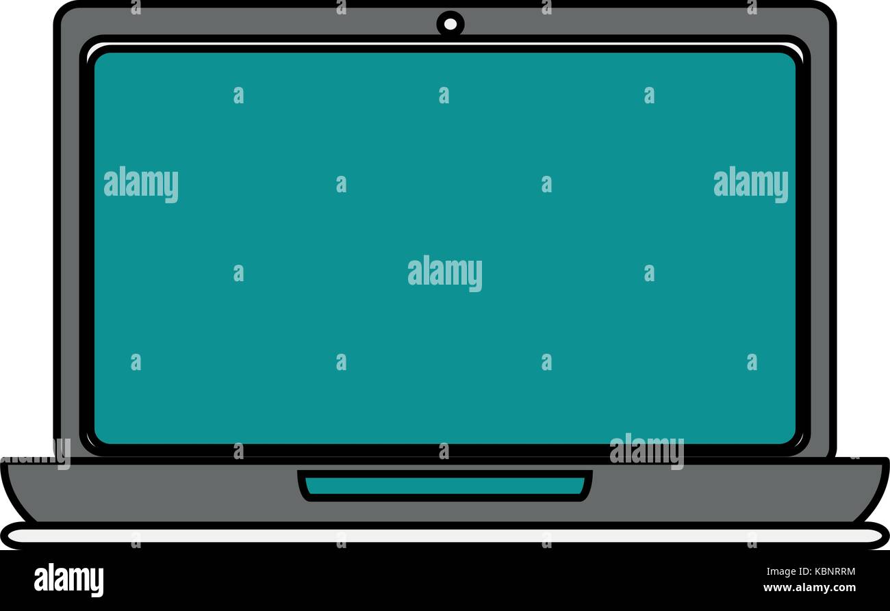 laptop with blank screen icon image Stock Vector Image & Art - Alamy