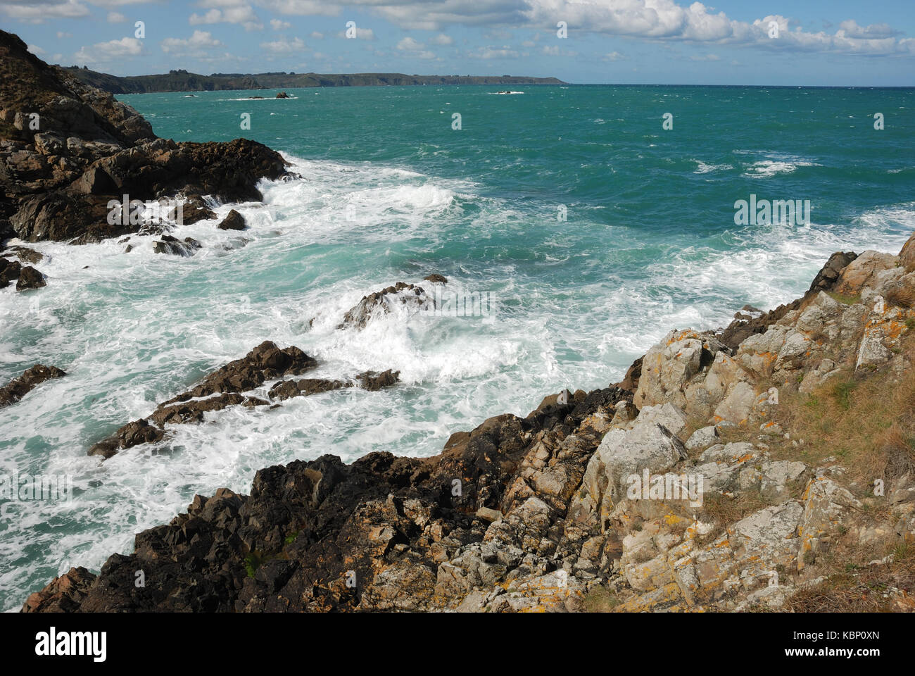 The Brittany coast Stock Photo - Alamy
