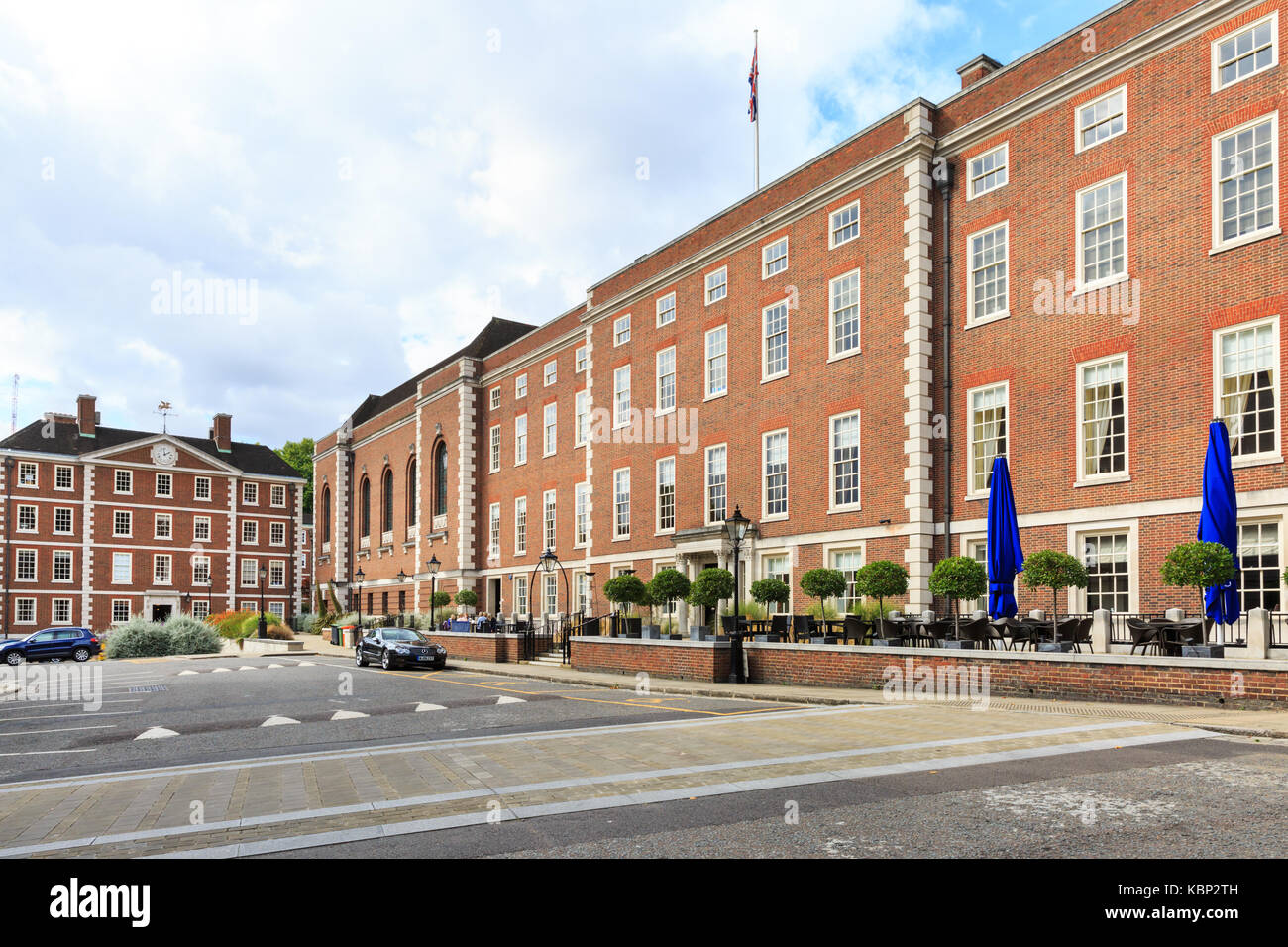 Inner Temple Library and the Honorable Society of the Inner Temple London legal district, exterior,Inner Temple, Temple, City of London, England Stock Photo