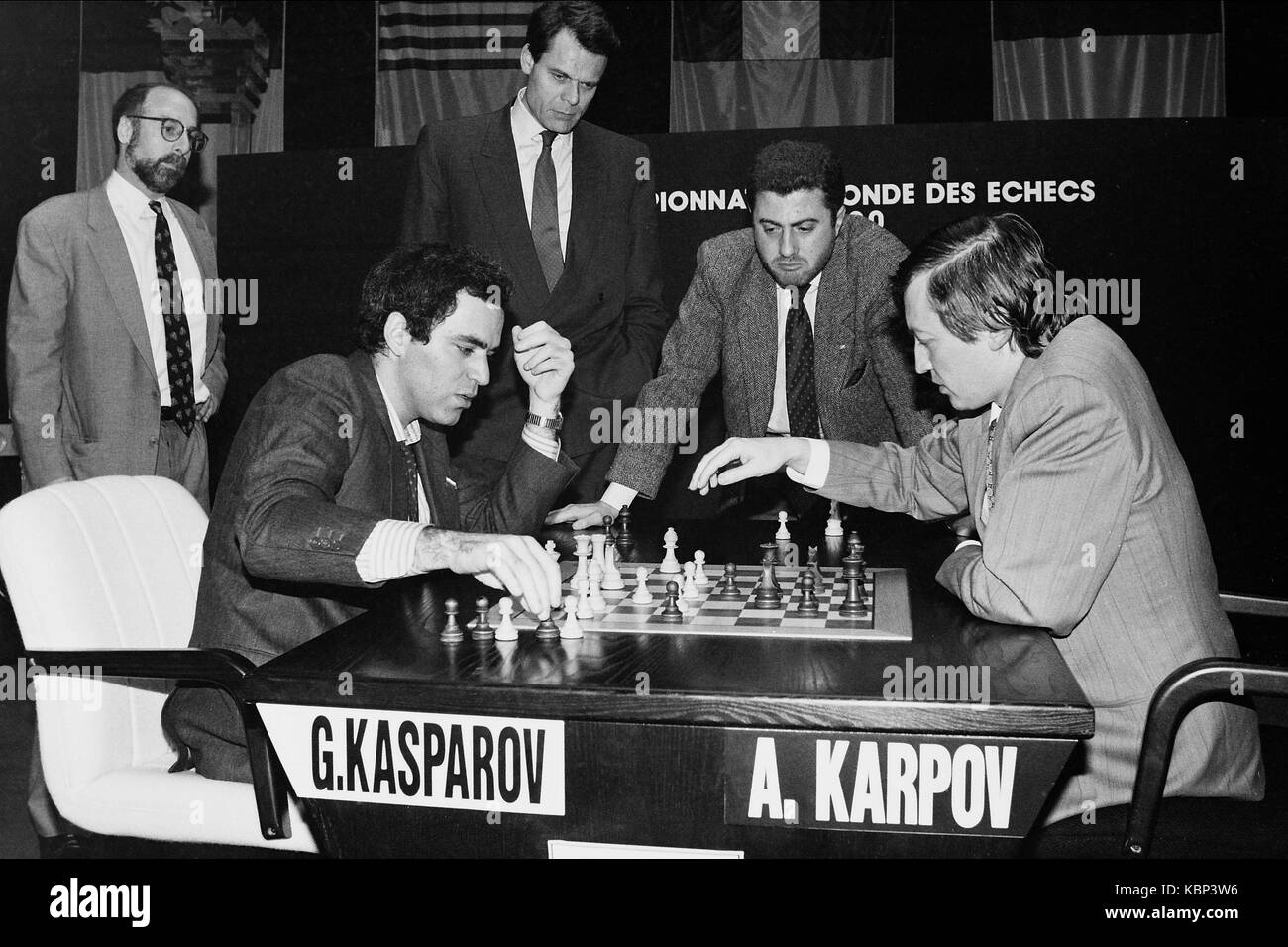 Karpov Vs Kasparov WC9 Moscow 1984/85 Chess Poster Art 