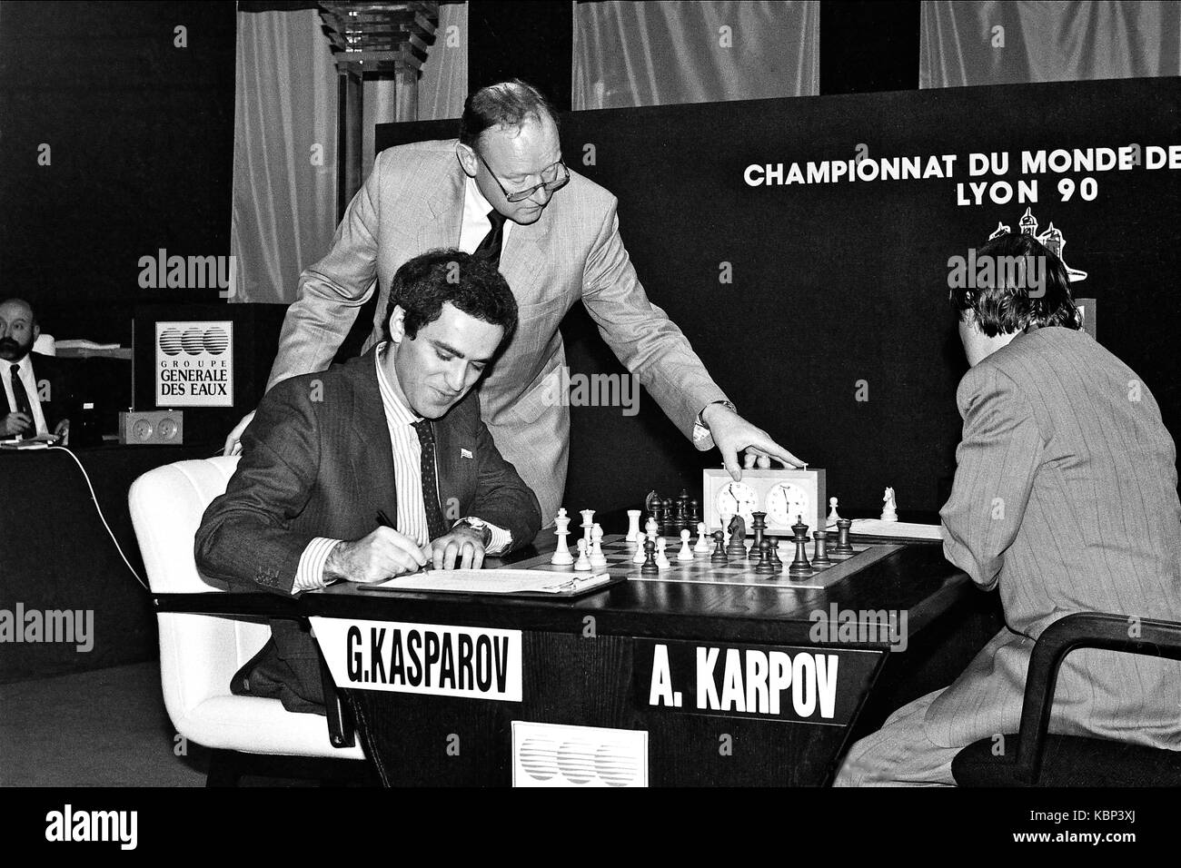 Kasparov - Karpov World Championship Match (1990) chess event