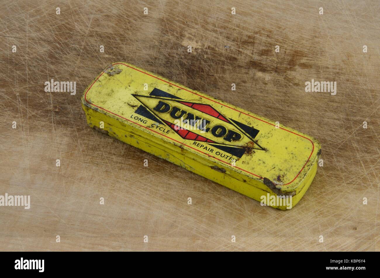 Vintage Dunlop Cycle Repair Kit Stock Photo Alamy