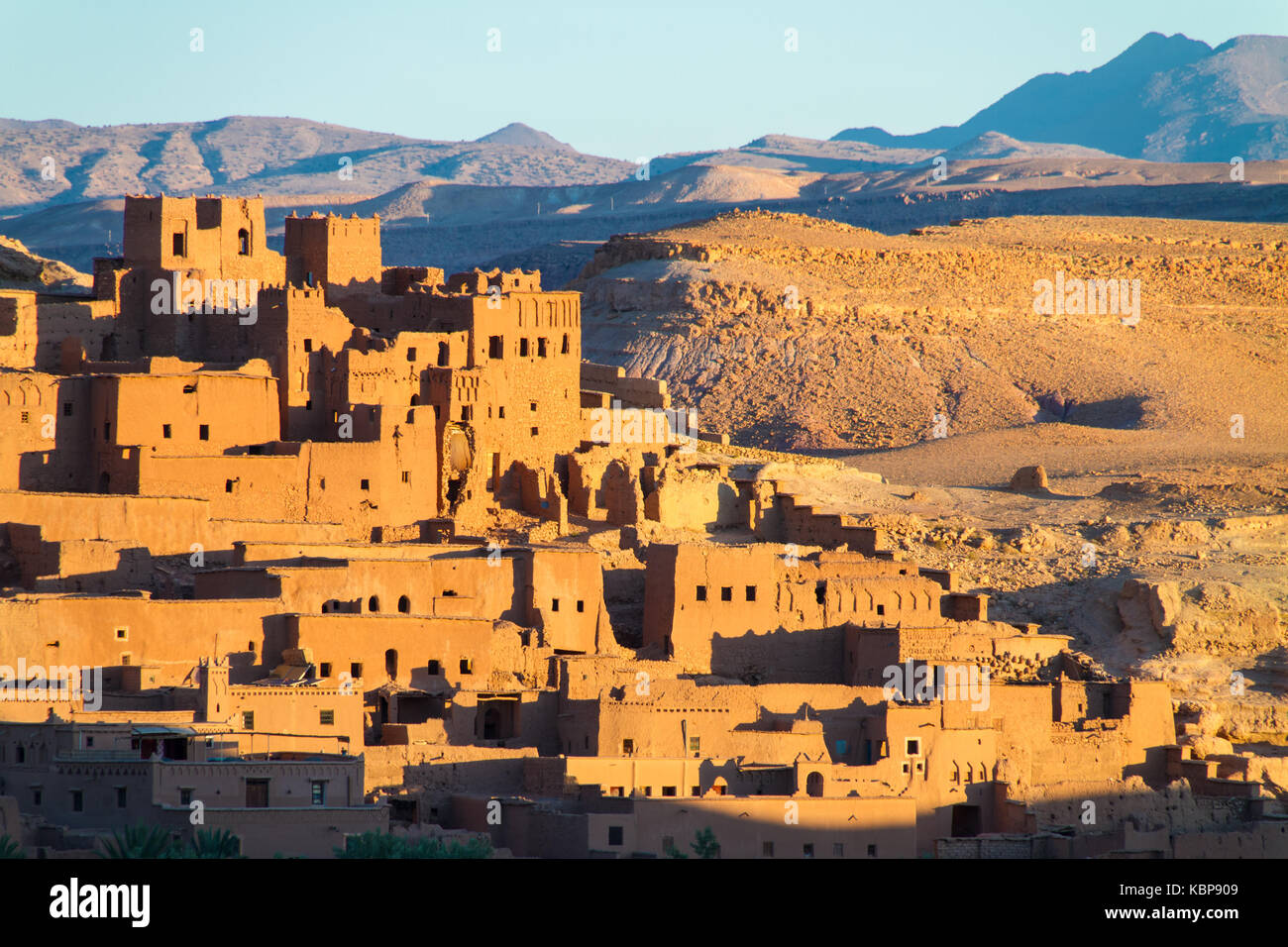 Ait Benhaddou kasbah, Ouarzazate, Marocco Stock Photo