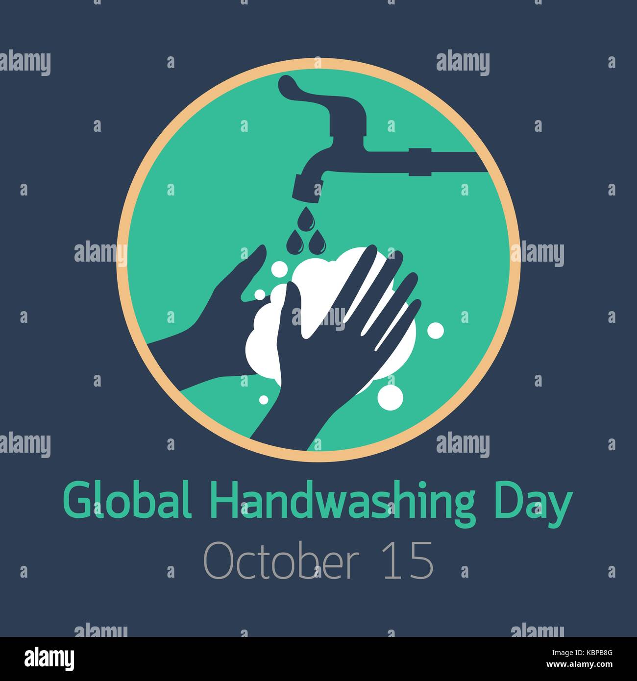 Global Handwashing Day vector icon illustration Stock Vector Image ...