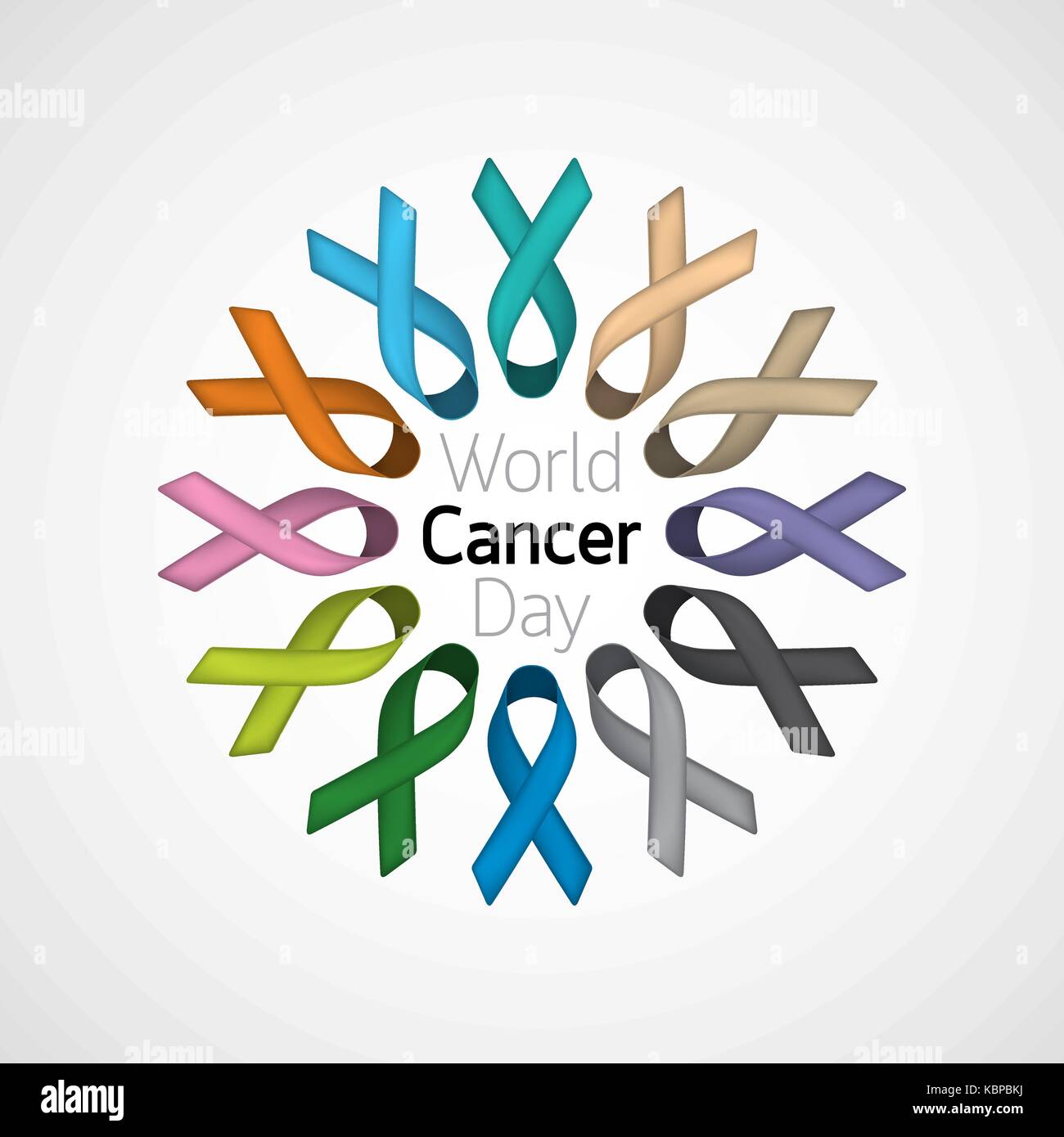 World Cancer Day vector icon illustration Stock Vector